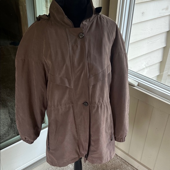 Brown Hooded Forecaster Jacket - Picture 1 of 12